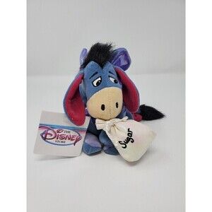 THE DISNEY STORE SUGAR PLUM FAIRY EEYORE BEAN BAG PLUSH TOY EXCLUSIVE RETIRED